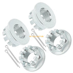 Set of 4 Rear Axle Nuts W/Pin for Honda TRX350 Rancher 350 (2000–2006)
