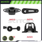 Set of 4 Engine Motor Trans Mounts for Nissan Versa Cube (2007–2012)