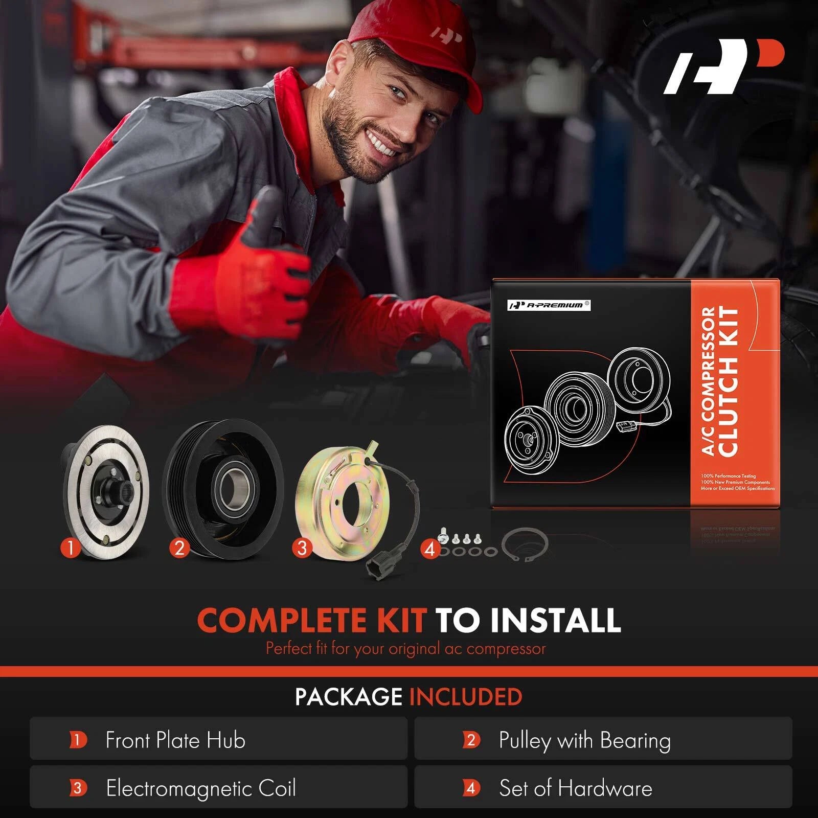 A/C Compressor Clutch Kit for Nissan Murano Quest (2003-2007)
