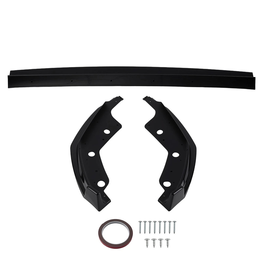 Bumper Lip Spoiler Kit for BMW G20 G21 330i M Sport (2019–2021) Black