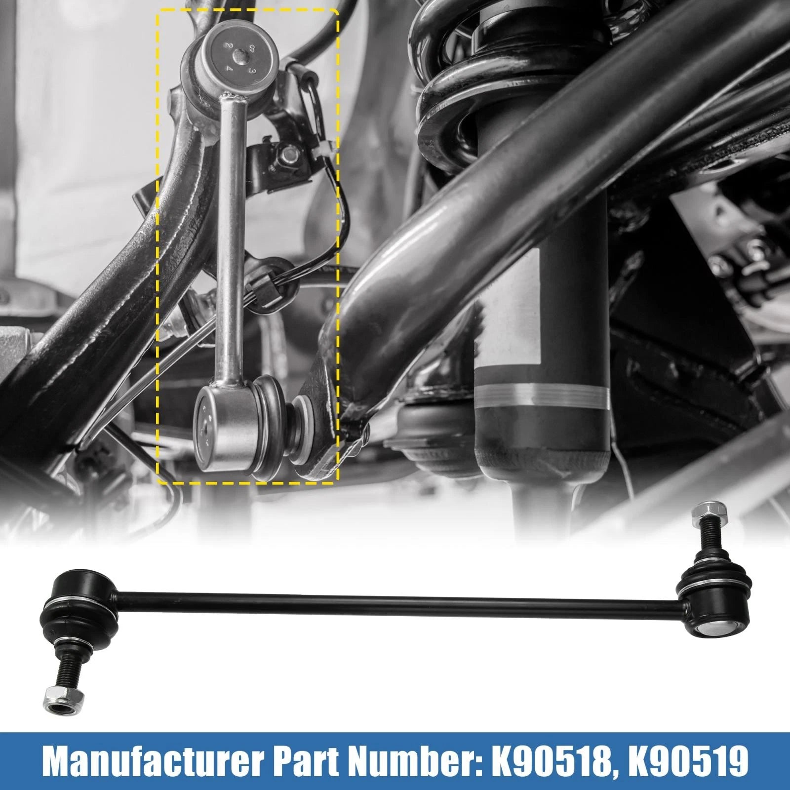 2pcs Front Sway Bar Links K90518 K90519 for Toyota Sienna 