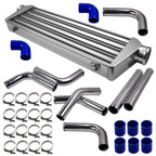 Universal Intercooler Kit for 27"–7"–2.5" with 2.5" Aluminum Pipe and Hose (2015–2020)