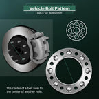 2X 8x6.5 Wheel Spacers 2" 14x1.5 for GMC Chevrolet C3500 C2500 (1988–1998)