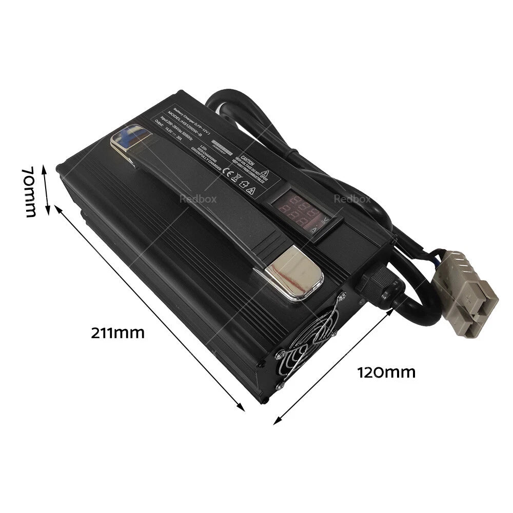LiFePO4 Battery Charger 40A 14.6V with LED Display for OZ (AC/DC)