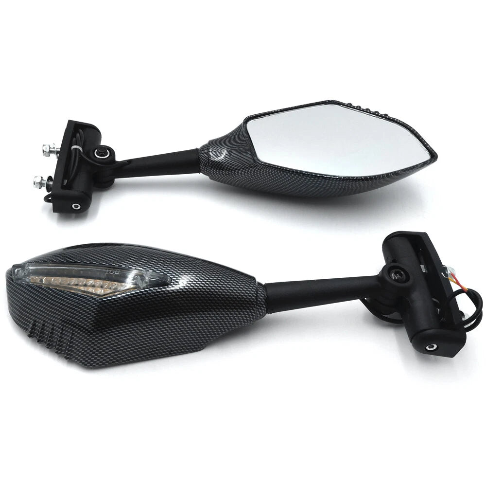 Integrated Turn Signal Mirror for Honda CBR Hurricane F2 F3 (1991–1999)