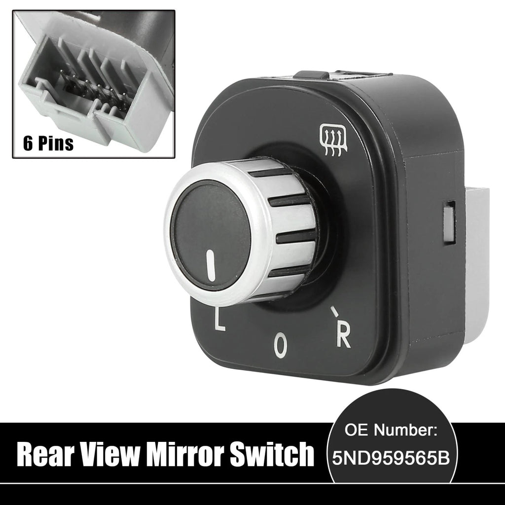 Power Rear View Mirror Switch 5ND959565B for Volkswagen Jetta (2011–2018)