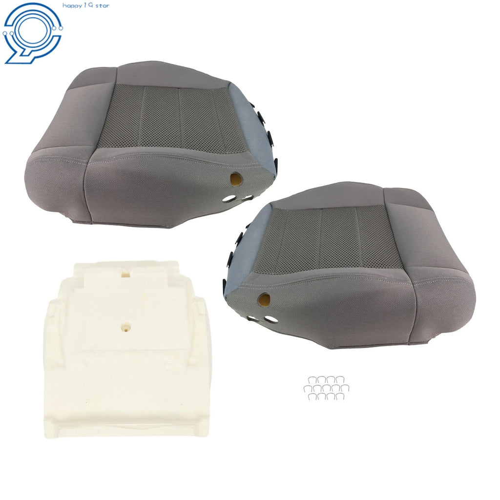 Seat Cover Set for Jeep Wrangler (2007–2012) with Driver Foam Pad