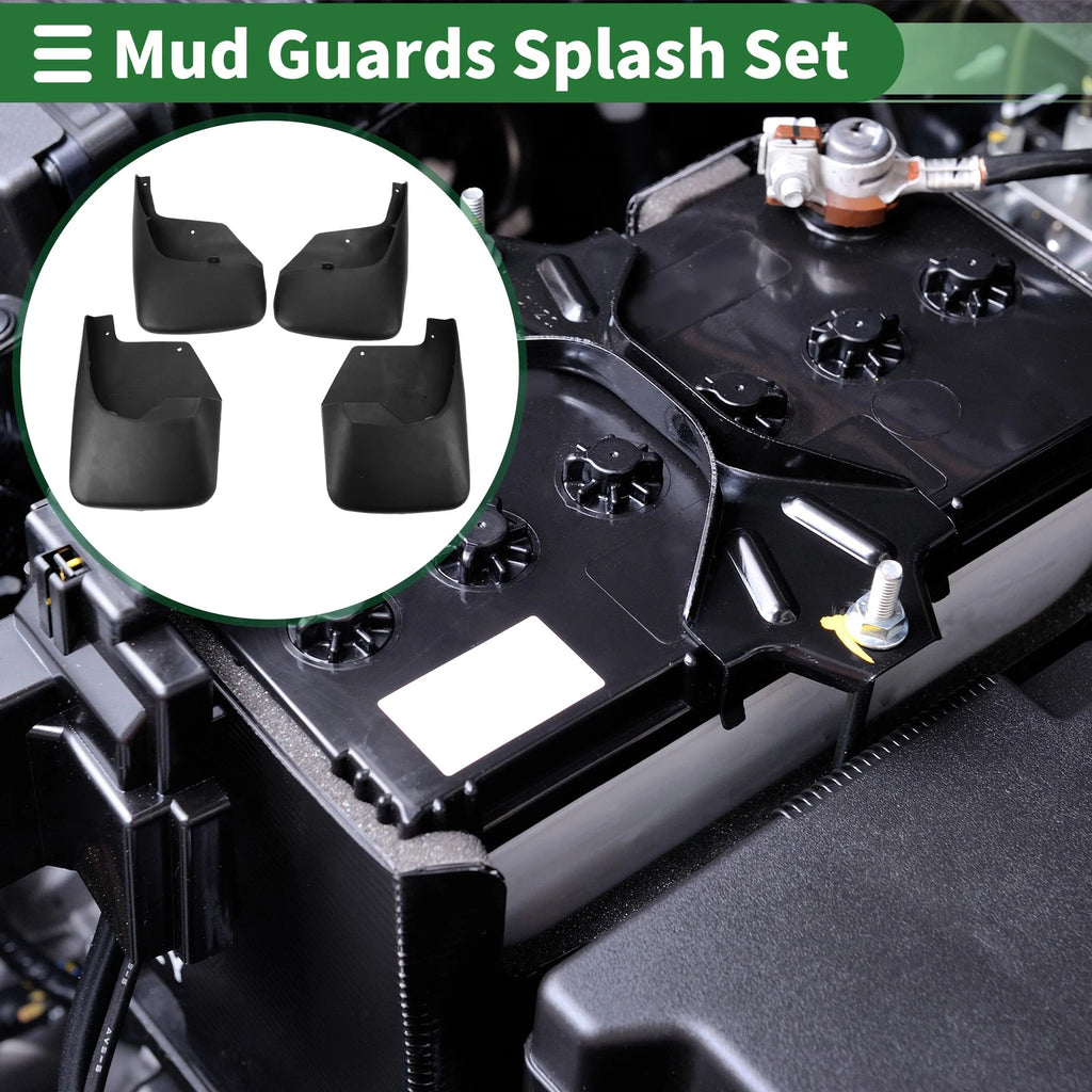 Mud Flaps Splash Guards for Chevrolet Trailblazer (2002–2009) W/ Mounts