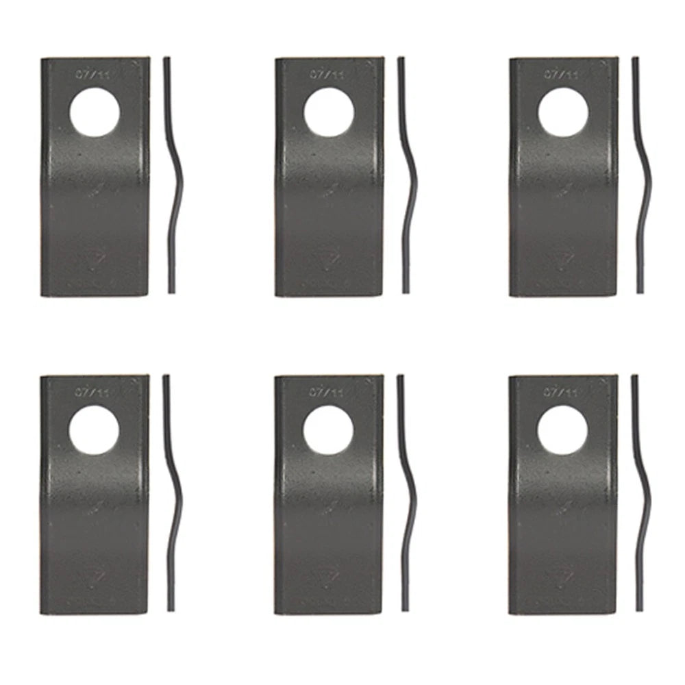 6X Disc Mower Blades for Zweeger (4-1/8" x 1-13/16") CM120