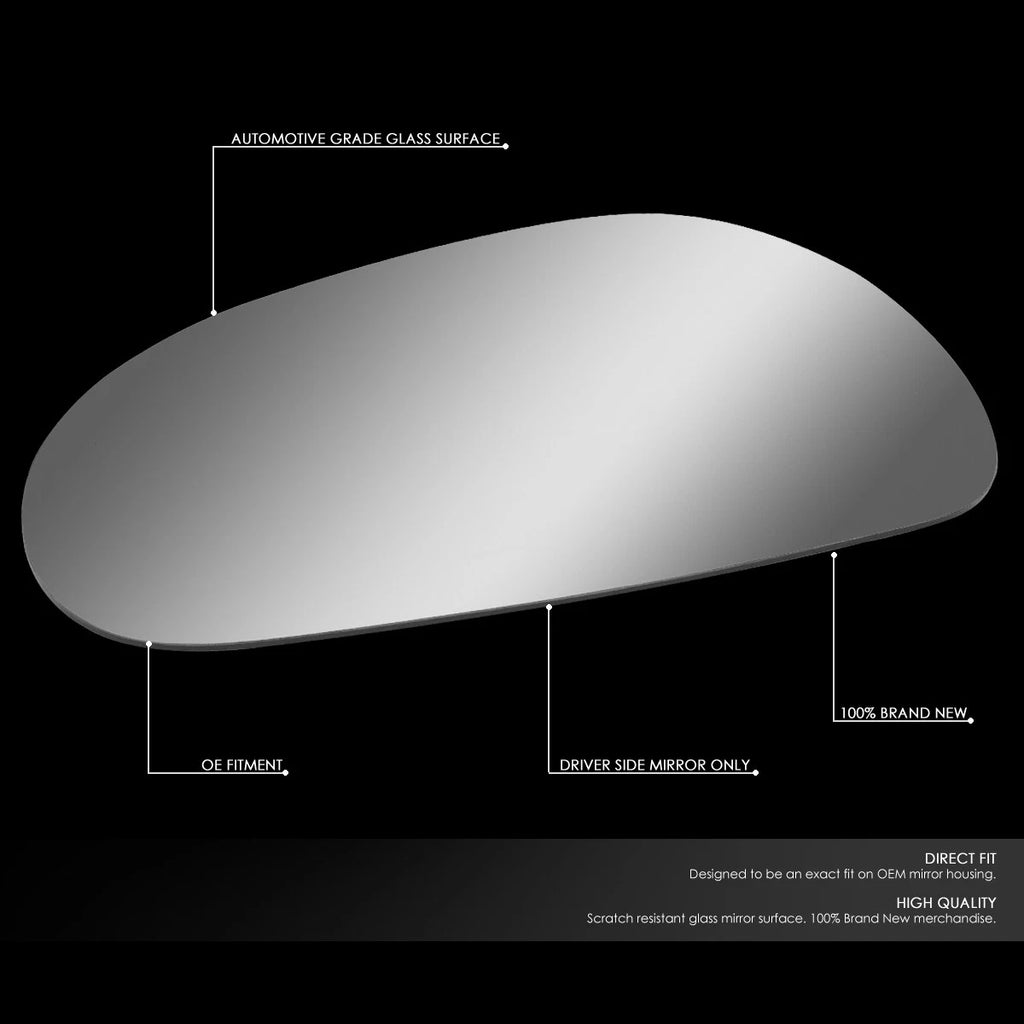 Left Side Rear View Mirror Glass for Ford Mustang (1994–2004)
