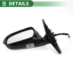 Left Side Door Mirror for Toyota Highlander (2008–2013) Manual Folding White