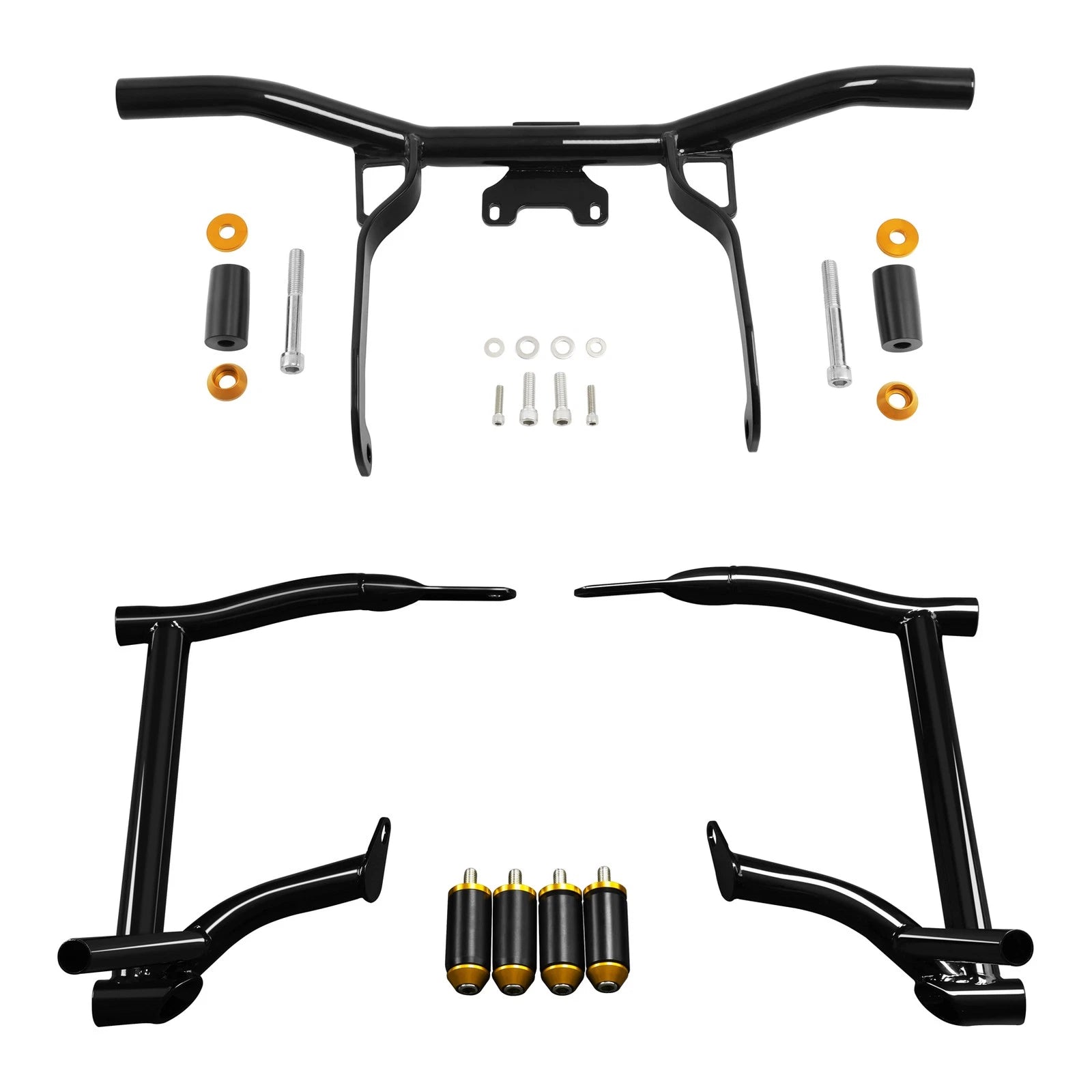 Engine Guard Bar & Saddlebag Support Guards for Harley Road King (2014–2023)