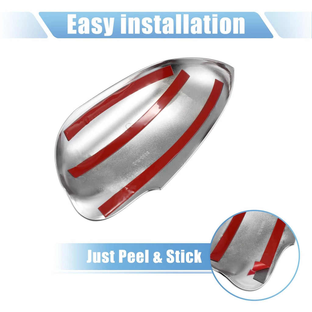 Pair of Chrome Plated Power Full Mirror Covers for Chevrolet Trailblazer (2002–2009)