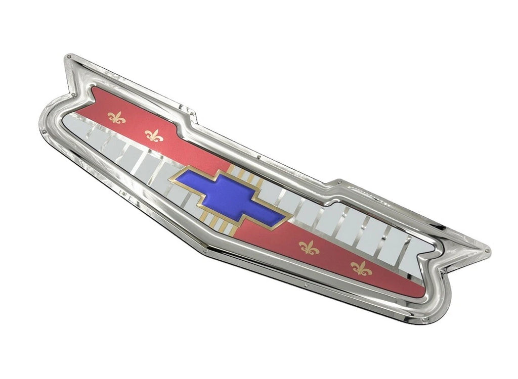 Gold Logo Emblem Metal Sign for Chevrolet Tri-Five (1955–1957)