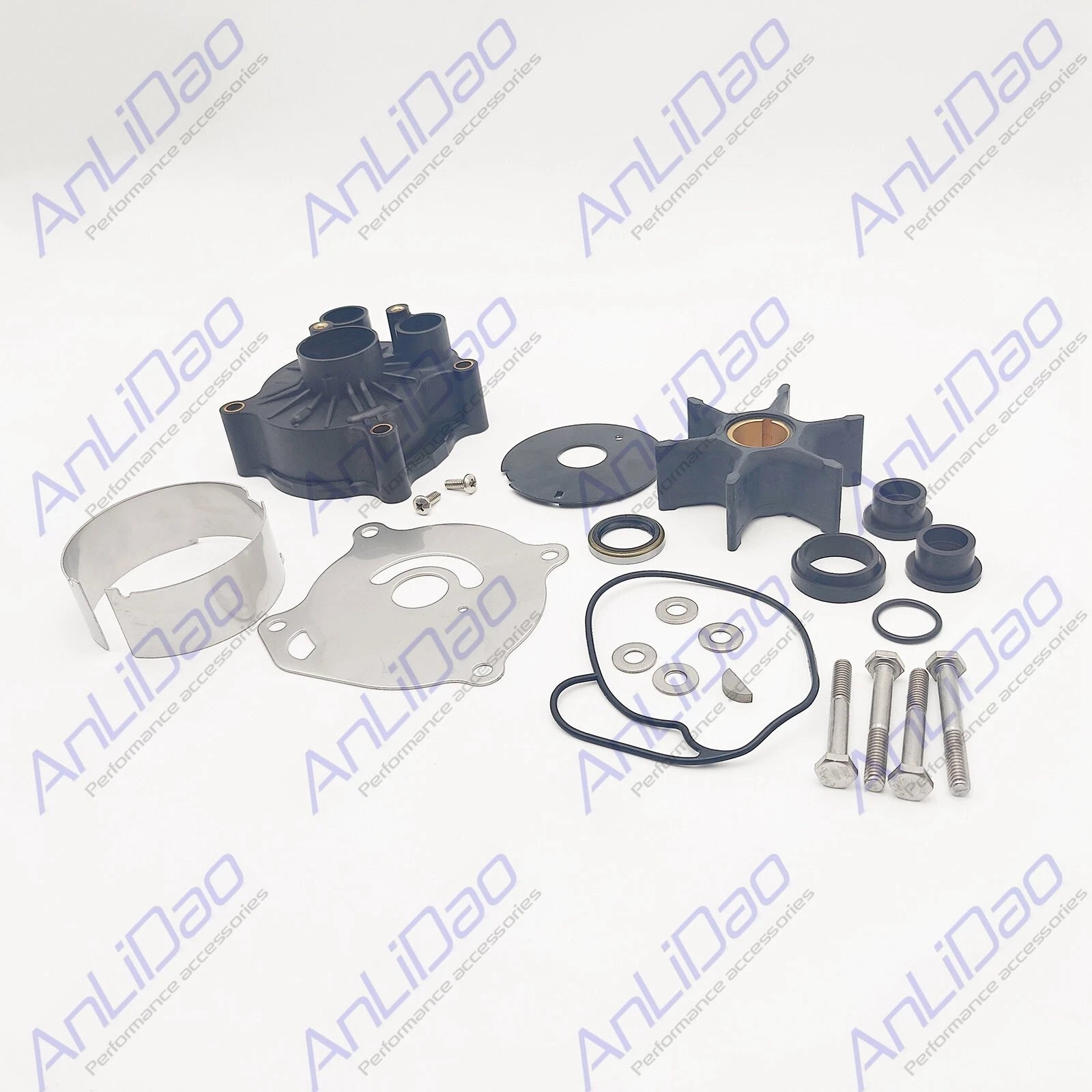 Water Pump Impeller Kit for Johnson Evinrude (36MM Center Shaft) 439140 77780