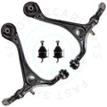 Set of 4 Front Lower Control Arms & Upper Ball Joints for Acura TSX (2004–2008)