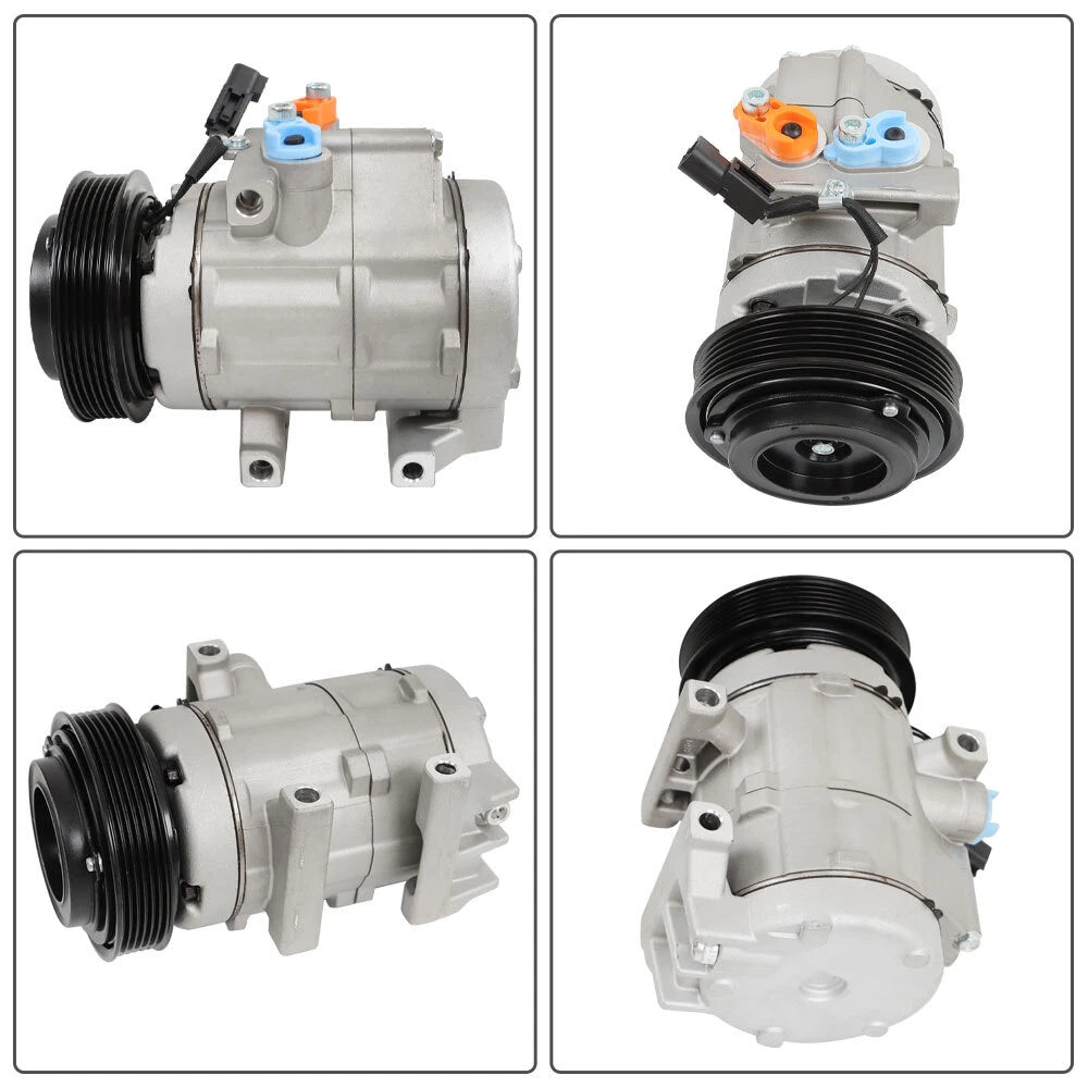 A/C Compressor & Clutch for Ford F-150 F-250 F-350 F-450 F-550 (2008–2010)