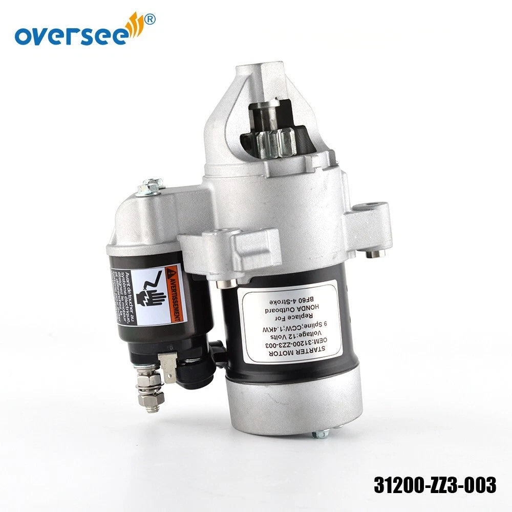 12V Starter Motor for Honda Outboard 4T 60HP BF60 BFP60A (31200-ZZ3-003, S114-953)