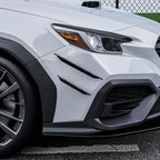 Set of 4 Front Bumper Side Fin Canard Splitters for Subaru WRX STI (2022–2023)