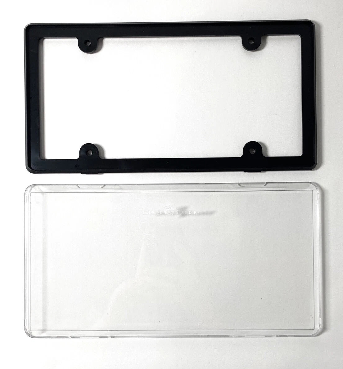Plastic License Plate Snap On Shield Protector for US Plates (Universal)