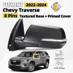 Side Mirror for Chevy Traverse (2022–2024) W/Turn Signal & Blind Spot 8 Pins