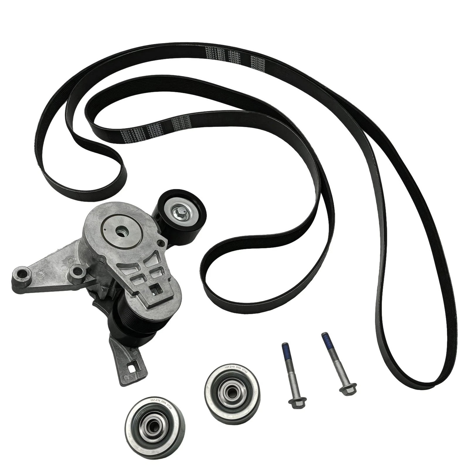Serpentine Belt Drive Component Kit for Freightliner Cascadia Western Star (2010–2019)