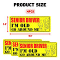 Senior Driver Caution Car Magnet Reflective for Elderly (2020–2024)
