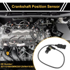 1 Pc Crankshaft Position Sensor No.96418382 for Chevrolet Captiva (2006–2016)