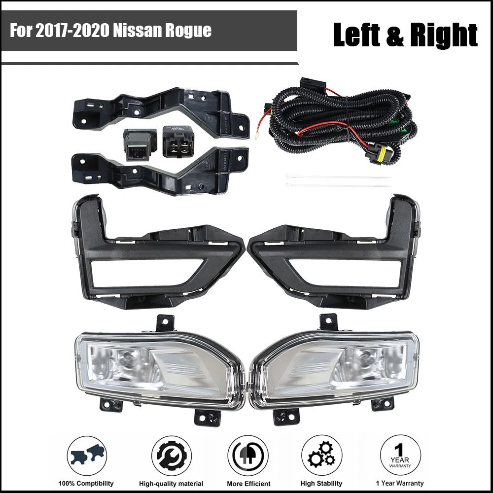 Fog Light Assembly for Nissan Rogue (2017–2020)