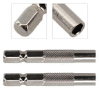 2X Screwdriver Adapter for Electric Screwdriver (Chrome-vanadium Steel)