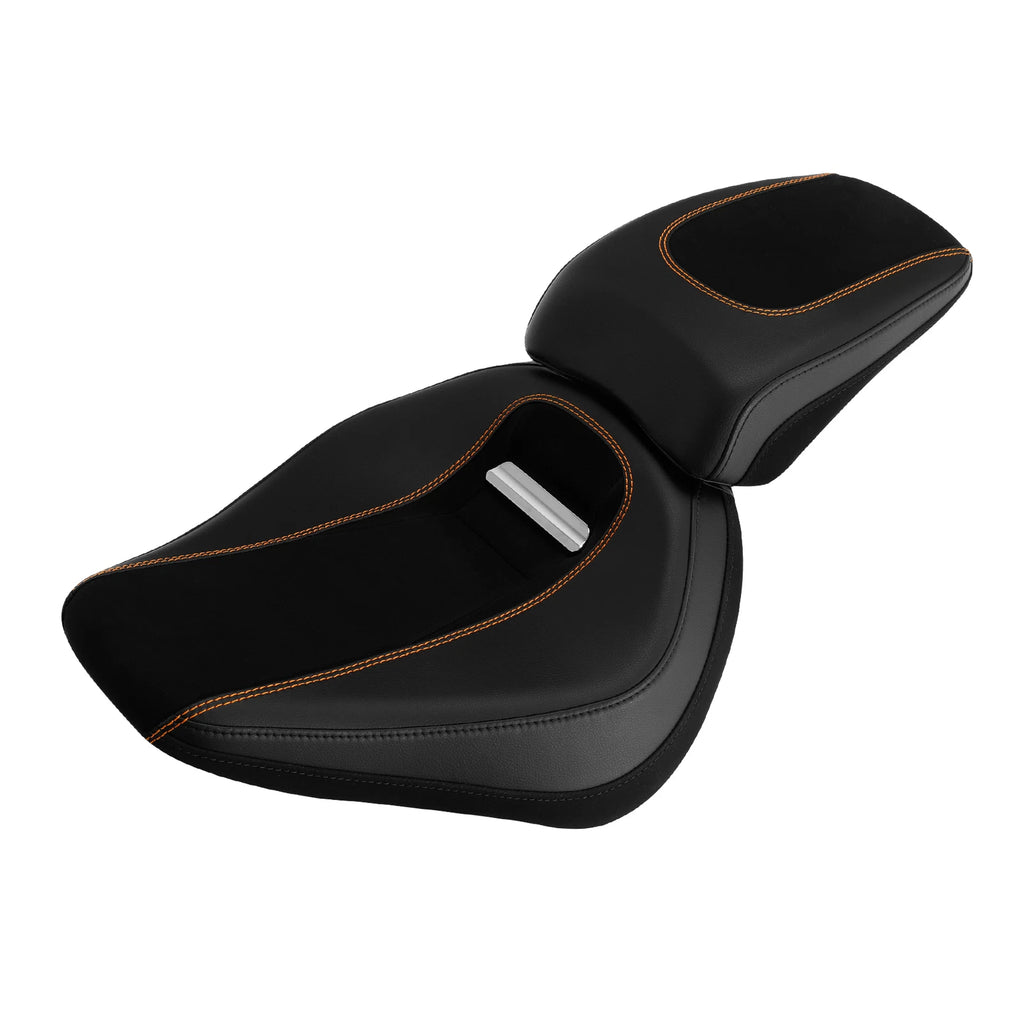 Driver Passenger Pillion Seat for Harley Breakout FXBR FXBRS (2018–2023) Black