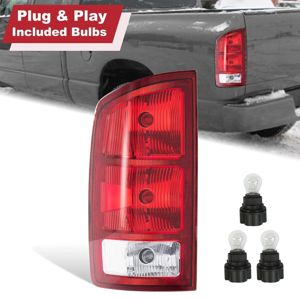 Driver Side Tail Light for Dodge Ram 1500 2002–2006, Ram 2500/3500 2003–2006