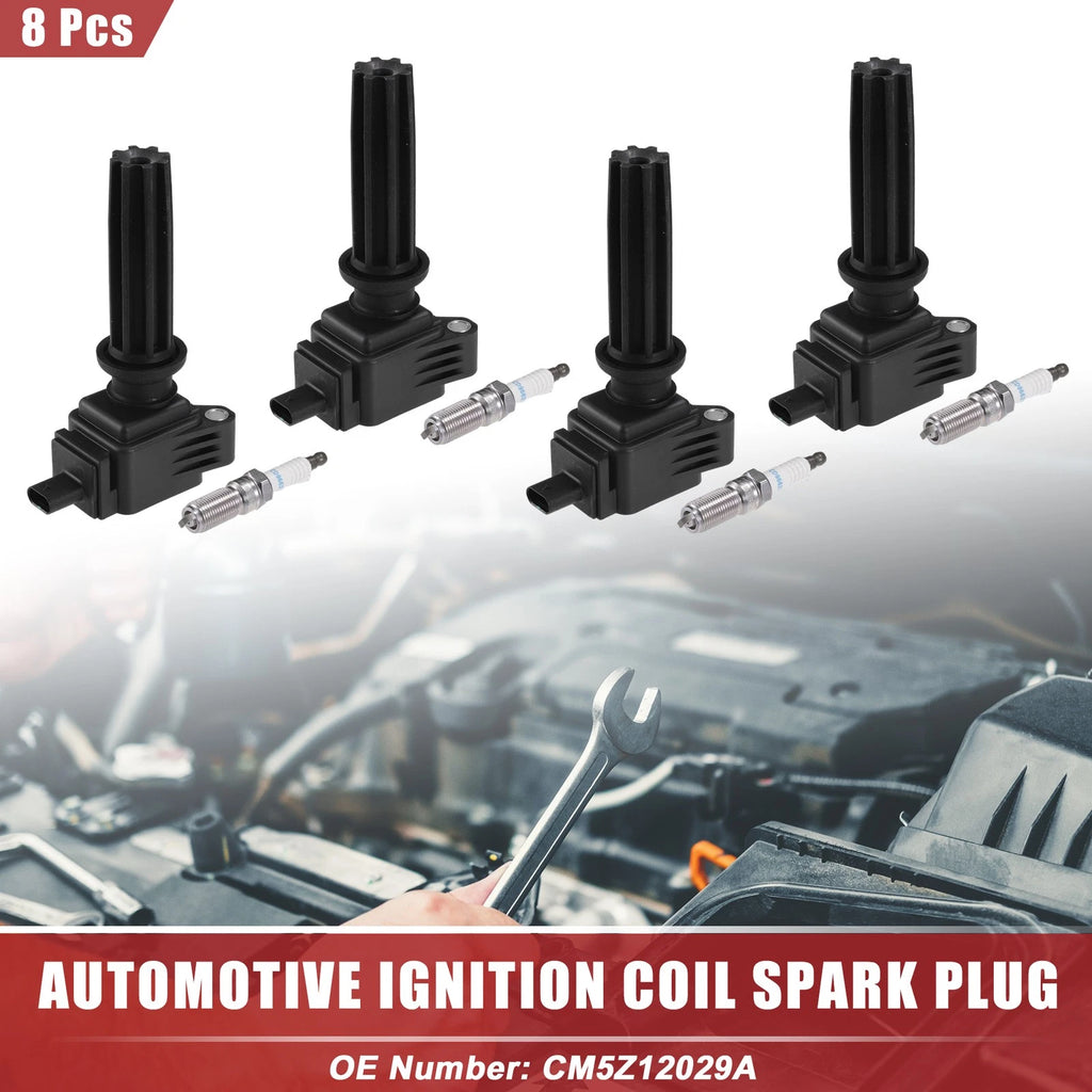 Set of 1 Ignition Coil Spark Plug for Ford Edge (2015–2023) No.CM5Z12029A