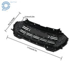 Bumper Grille for GMC Terrain AT4 (2022–2024) Gloss Black Plastic