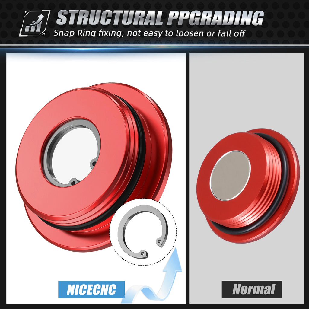 Magnetic Oil Drain Plug Cap for Honda CRF450R CRF450RX CRF450X (2017–2024)