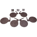 Set of 6 Shooting Pads for AR500 Steel Targets