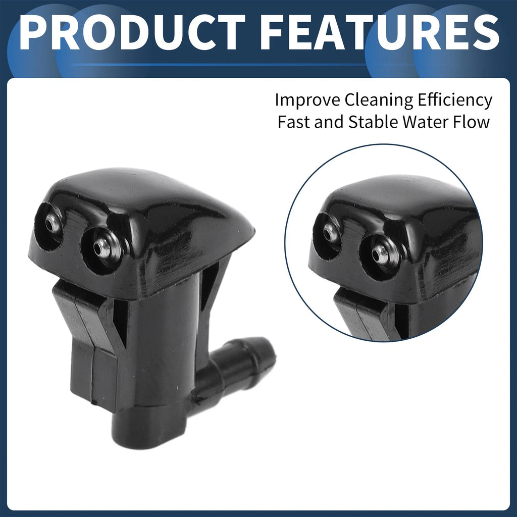 Set of 2 Front Windshield Washer Nozzles No. 55372143AB for Jeep Grand Cherokee (2011–2021)