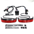 LED Black Saddlebag Run Brake Turn Signal Light for Harley FLHR FLHTKSE FLHRSE FLTRUSE (2010–2023)