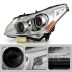 HID Headlight Pair for Infiniti G37 (2010–2013) & Q40 (2015) w/o Bulb, AFS