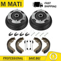 2X Front Brake Drums & Brake Shoes Kit for Kawasaki Mule 600 KAF400 (2005–2016)
