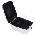 Painted White Police Trunk for Harley Road King, Street Glide, Touring