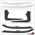 Set of 2 Chrome/Black Front Bumper Trim for Honda Pilot (2019–2022)