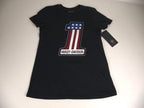 Women's Harley-Davidson #1 Race Graphic Tee, Black, Size Small
