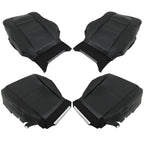 Set of 2 Perforated Leather Covers for Acura RDX (2007–2012) Black