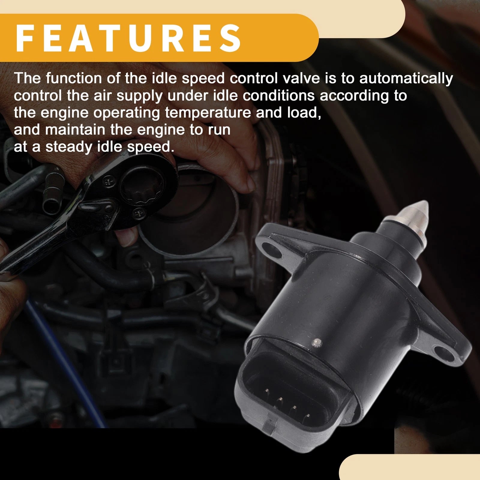 Idle Air Control Valve for Volkswagen Gol (1991–2006) No. 0269060491