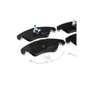 Brake Pad Set for Audi Q5 (2009–2016) Front