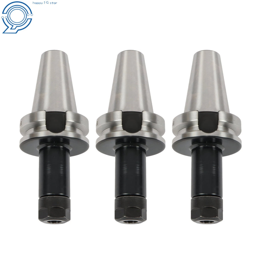 BT40 ER16 100mm Chuck Set 3 PC M16 Thread for CNC Machines