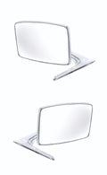 Rear View Side Mirrors Chrome Replacement for Ford Bronco (1966–1977)