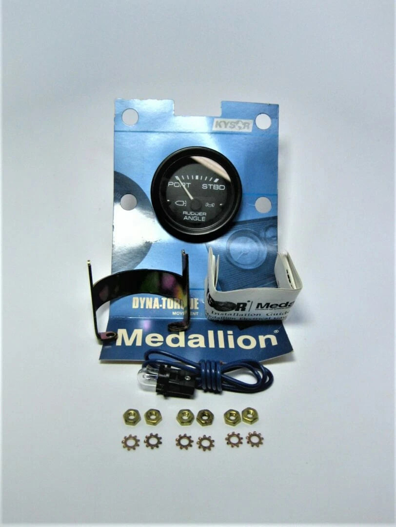 2-1/4" Port/Starboard Rudder Angle Gauge + Bracket for Medallion SIK-142-30