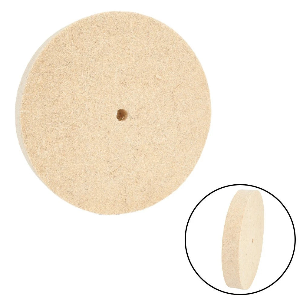 25mm Wool Felt Polishing Buffing Wheel Disc Pad for Automotive Use
